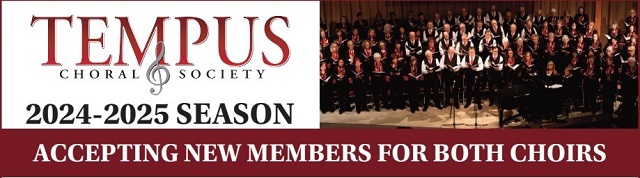 2024-2025 season TEMPUS Choirs registration & practice